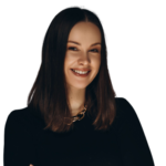 A headshot of Valeria Timofeeva (Gjorgji's satisfied client).